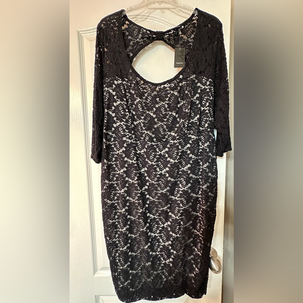 New never worn two tone lace dress.
